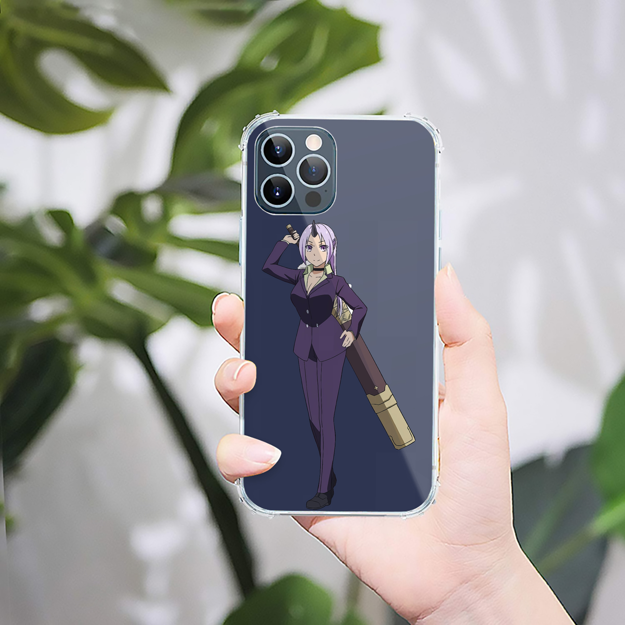 （画像用） 転スラ Regarding Reincarnated to Slime 【iPhone 12シリーズ対応】透明スマホケース（クリアソフトケース）